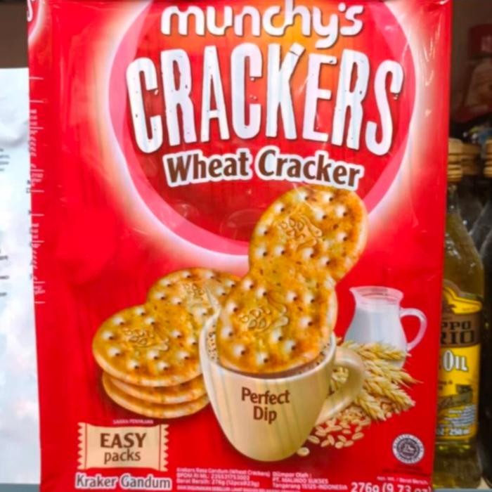 

Ger Munchys Wheat Crackers / Biskuit Gandum Munchy's