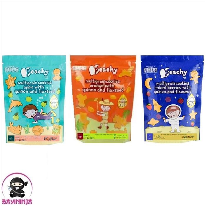 

Ger PEACHY Multigrain Cookies 50 g Snack Kering