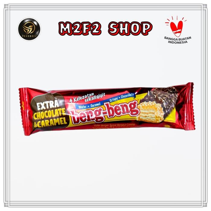 

Ger Beng-Beng Wafer Extra Caramel Crispy Chocolate Cokelat 20 gr (1 Pack)