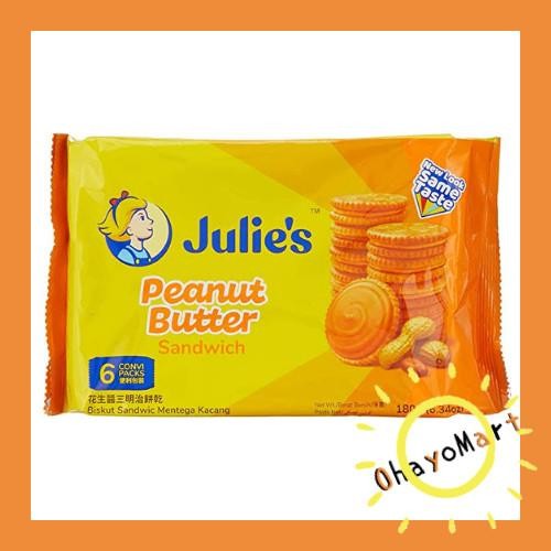 

Ger Biskuit Julies rasa kacang / Julie's peanut butter/ Biscuit 180 gram