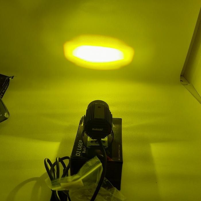 Lampu Tembak Bullaes Mini Putih Kuning D2Laser Gratisongkir