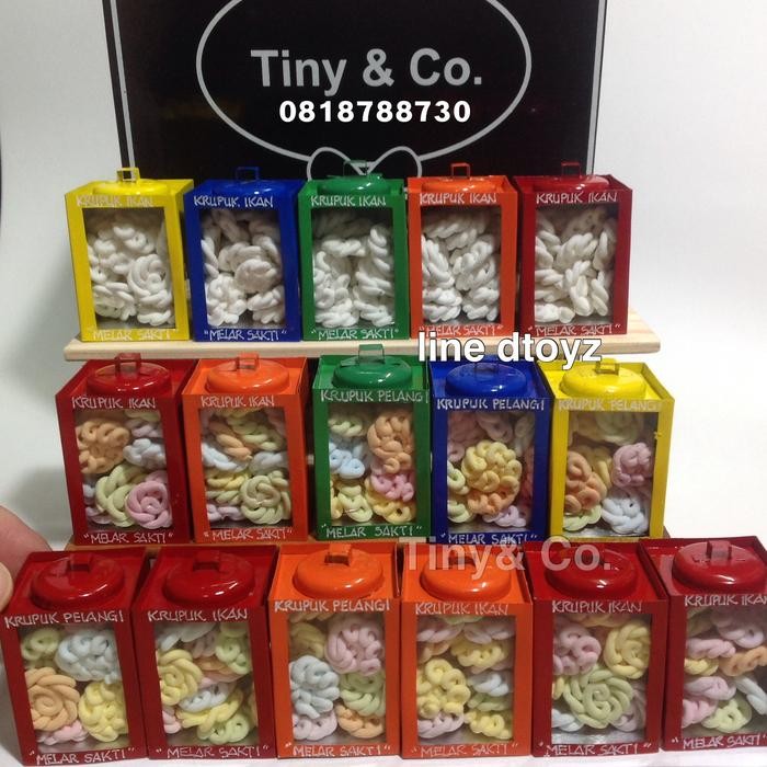 Miniatur Clay Kaleng Krupuk - Magnet Kulkas