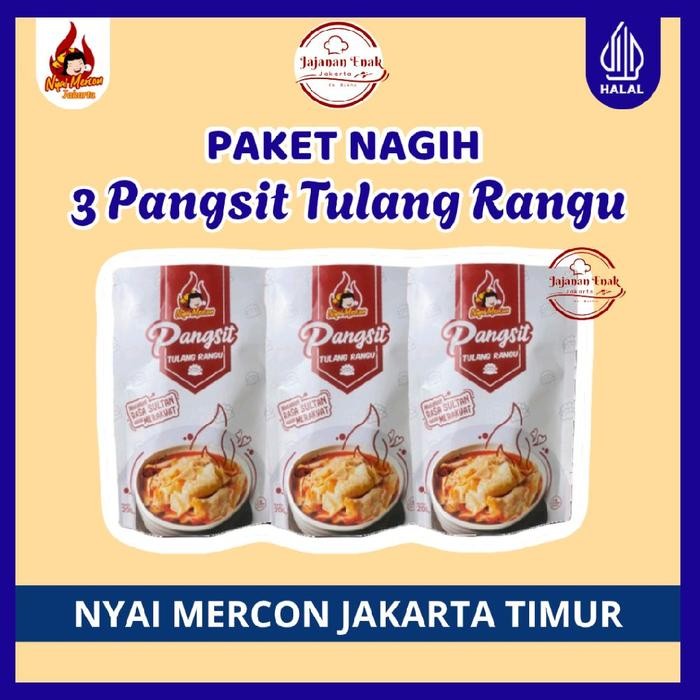 

Gdh Paket Nagih 3 Pangsit Tulang Rangu Nyai Mercon
