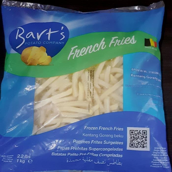 

Ger kentang goreng/french fries Bart's Belgium @1kg