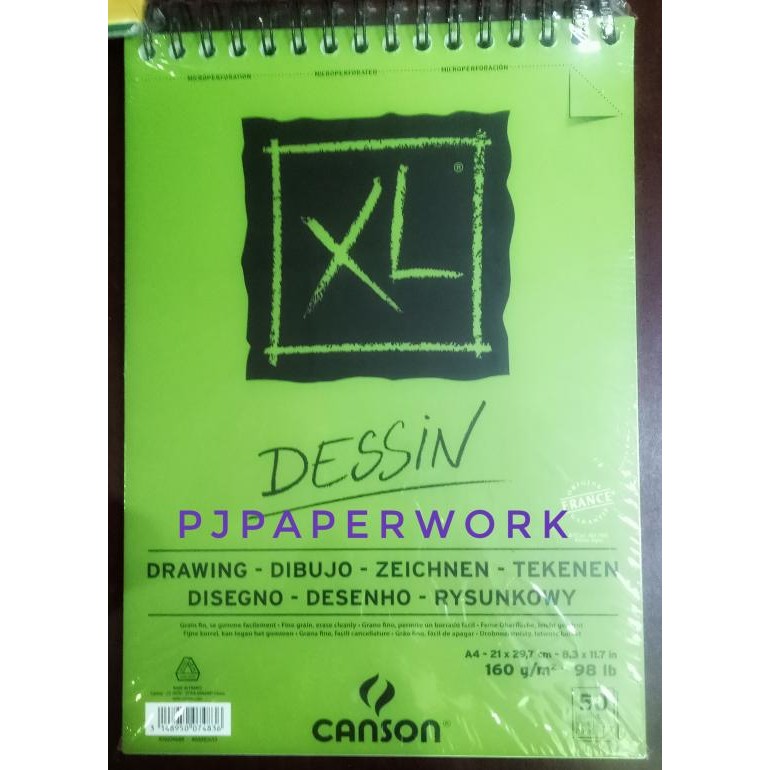 

Buku Gambar A4/ Xl Dessin Canson (Album Drawing) Gratisongkir