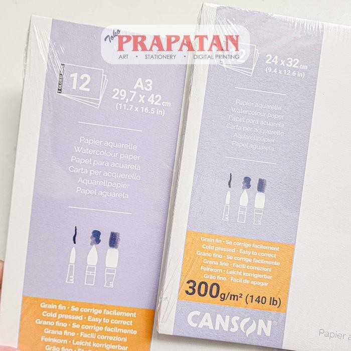 

Canson Montval Watercolor Book Pad 24X32Cm Buku Cat Air Gratisongkir
