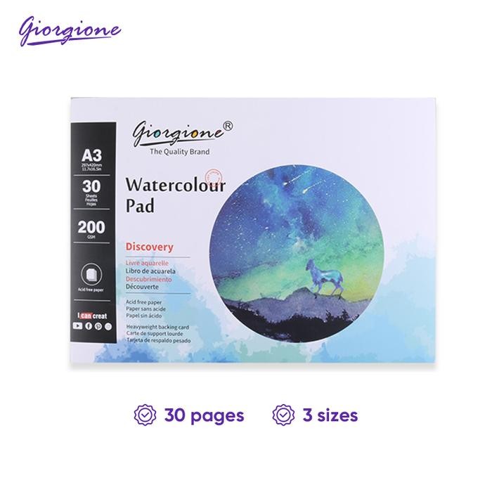 

Giorgione Kertas Cat Air Watercolor Paper Pad A3/A4/A5 G-Wb30 Gratisongkir
