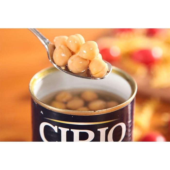 

Gdh Cirio CECI CHICK PEAS 400gr / Garbanzo / Kacang Arab Dalam Larutan Garam
