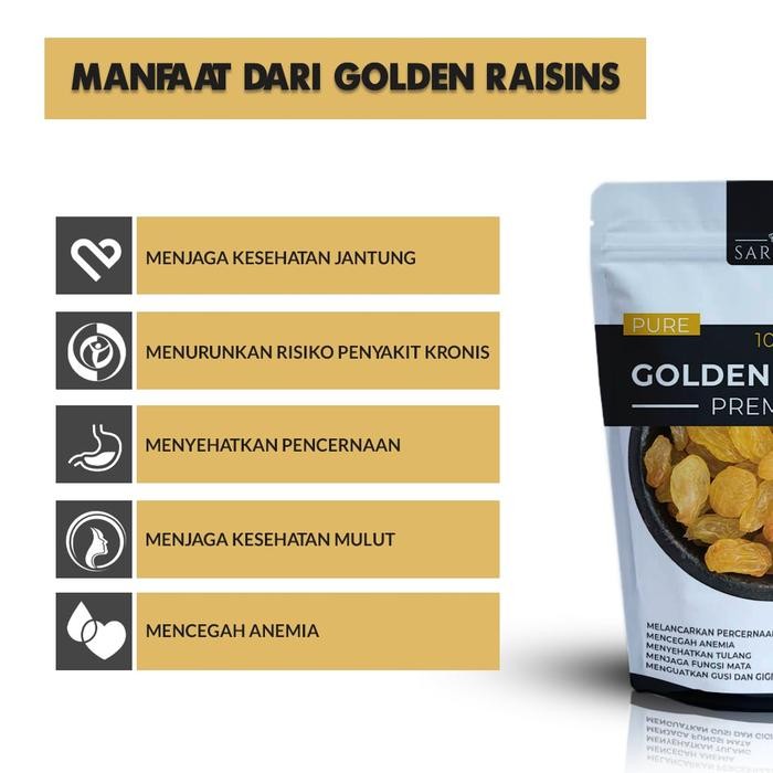

Gdh Golden Kismis 500GRAM Simin Raisin Premium