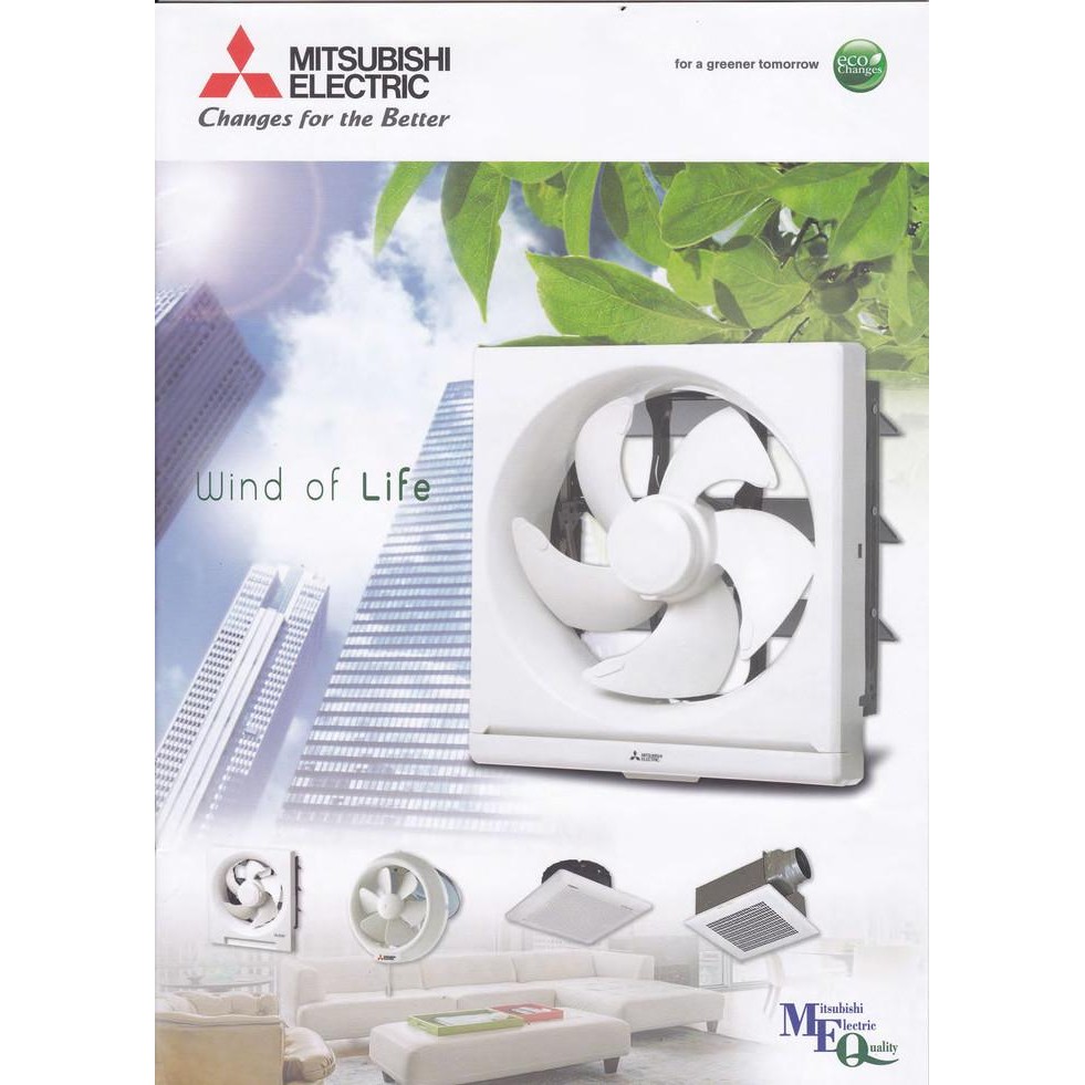MITSUBISHI 25SC5T Exhaust Fan Plafon 10" 25 cm [Grab/Gojek Medan]