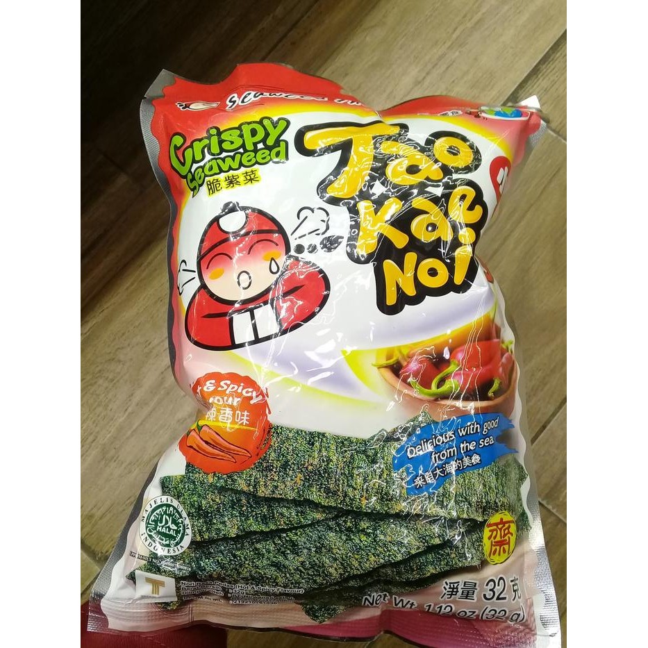 

Ger Tao Kae Noi Crispy Seaweed Import Thailand 32gr/36gr