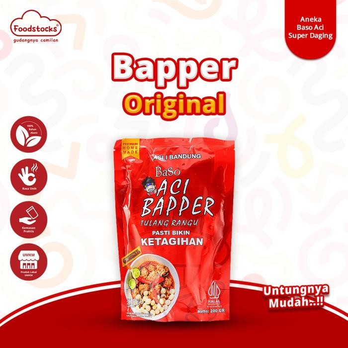 

Ger Baso Aci Bapper Tulang Rangu Original Asli Bandung 220gr