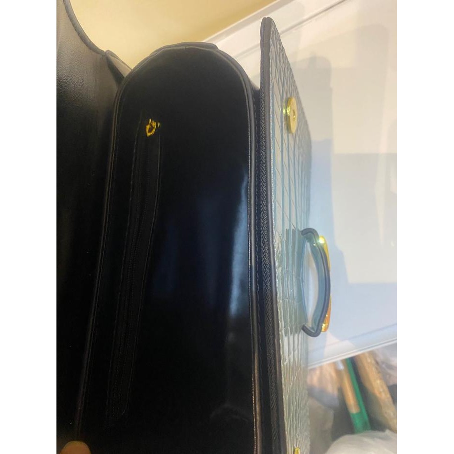 Tas wanita model Korea, biru langit, croco S4*9061