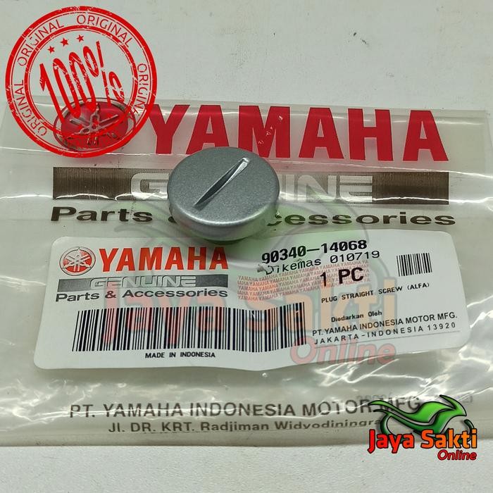 BEST SELLER TUTUP MAGNET KECIL SILVER SCORPIO,SCORPIO Z ASLI YAMAHA