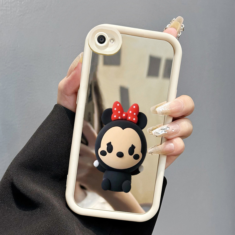 Casing Hp VIVO Y66 Y67 V5 V5s V5 Lite Case Boneka lucu Populer Kesing cermin Silikon Cesing Softcase