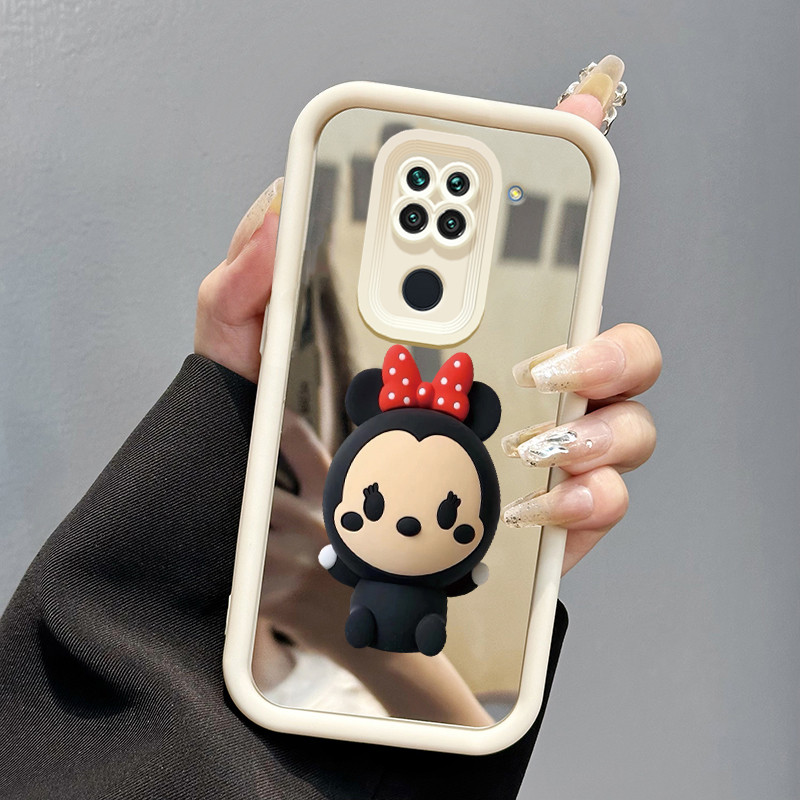 Casing Hp Xiaomi Redmi Note 9 Note 9s Note 9 Pro POCO M2 Pro Case Boneka lucu Populer Kesing cermin 