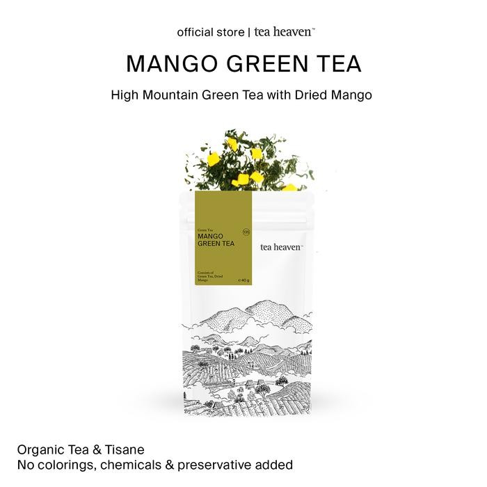 

Mango Green Tea Teh Hijau Mangga Premium Cafe Artisan Tea Heaven