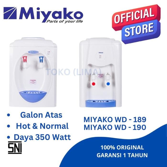 Dispenser Miyako Wd 189 H Hot & Normal Dispenser Air Miyako 189 H