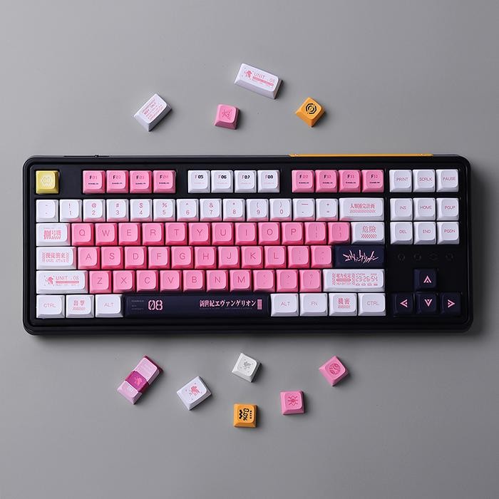 Keycap Keycaps Evangelion 116 set PBT file XDA eva 08