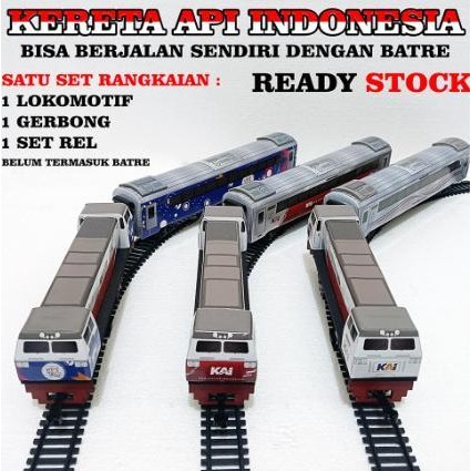 Mainan Kereta Api Indonesia - Gerbong Rangkaian Kereta Api Kai Gratisongkir