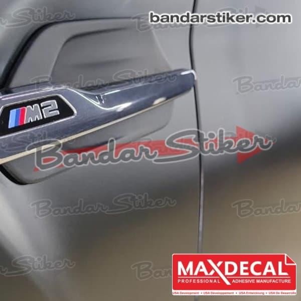Paling Baik Maxdecal Smt15 Black Satin Matt (Semi Doff) Sticker Premium Car Wrap Stiker Mobil
