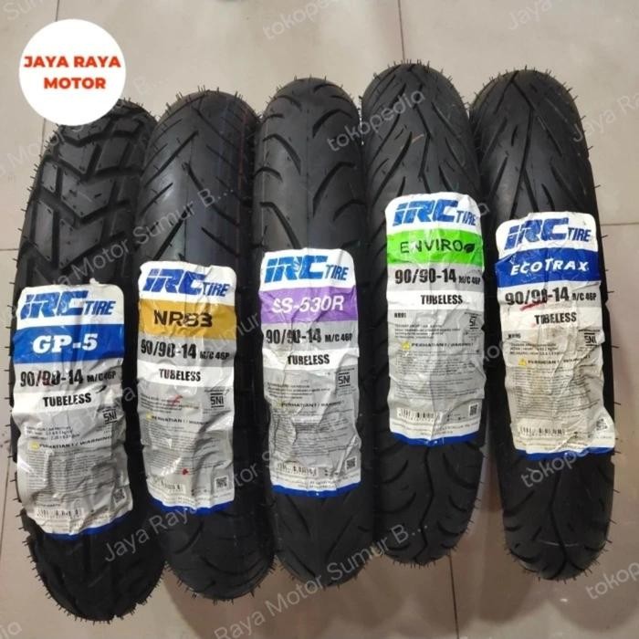 Ban Tubeles Irc 90/90 Ring 14 Motor Restock