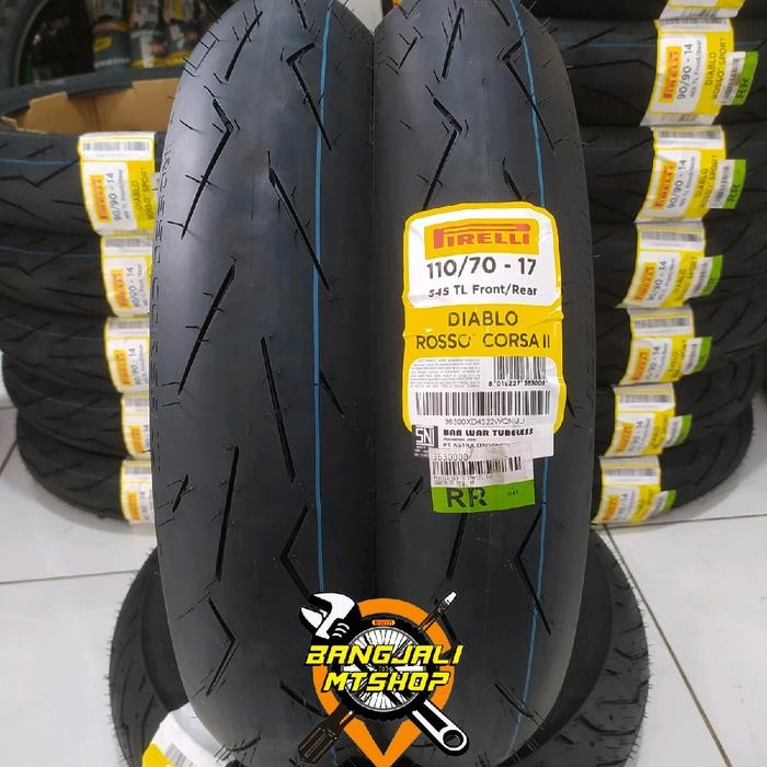 Ban Pirelli Diablo Rosso Corsa Ii 110/70-17 / Ban Pirelli Diablo Rosso Corsa 2 110/70-17 Hemat