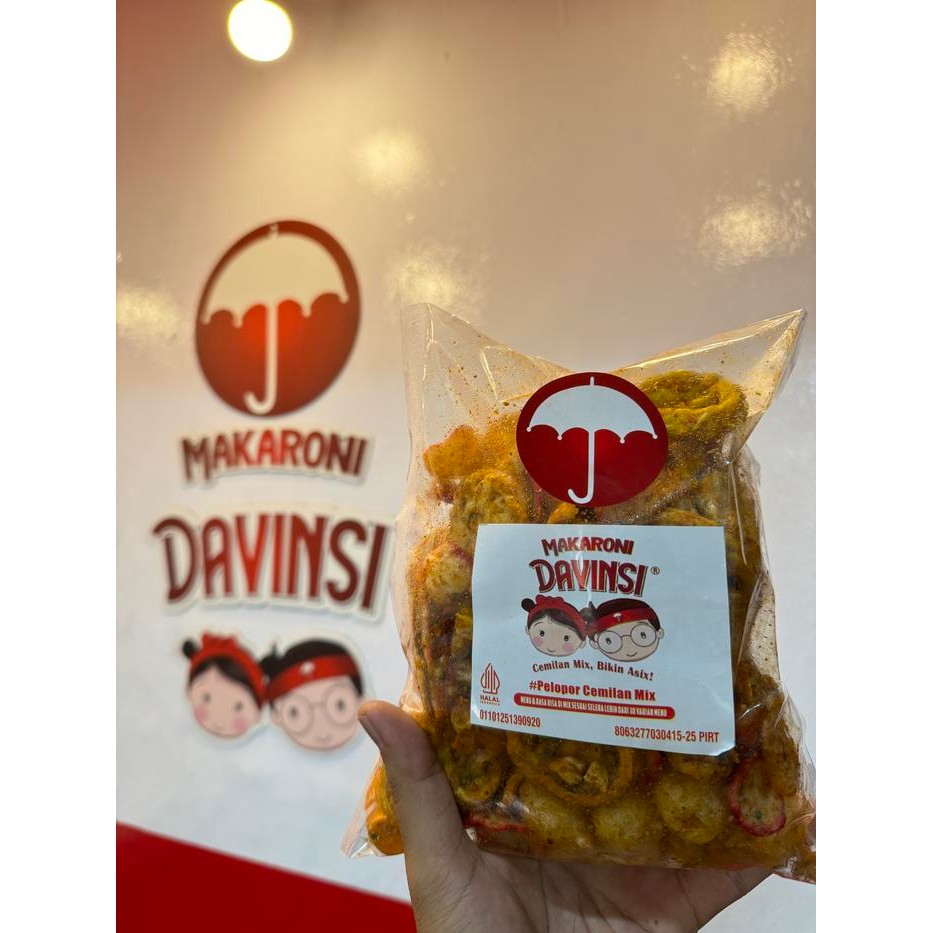 

Davinsi Cemilan Mix Seblak Kering Kemasan 250g