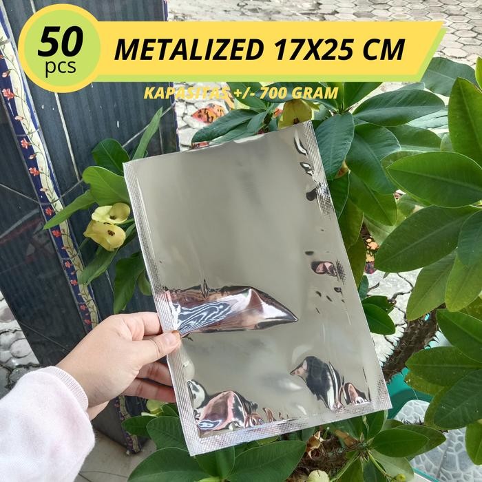 

BUNGKUS CEMILAN DAN SNACK 500 GR - kemasan alumunium foil sachet 17 x 25 cm