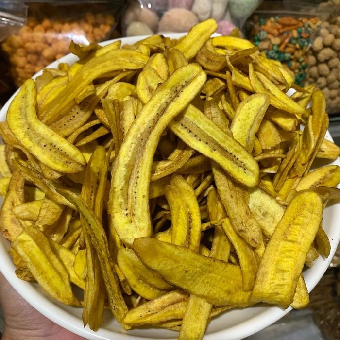 

1 KG KEMASAN KERIPIK PISANG RASA GURIH DAN RENYAH Cemilan Makanan Food Snack