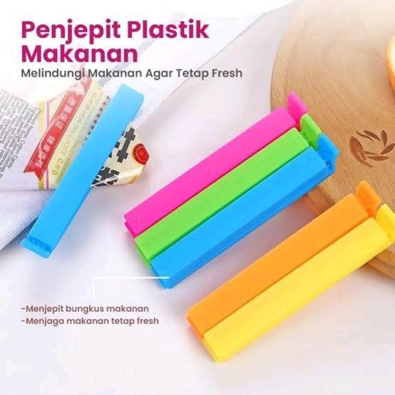 

[12 Pcs] Penjepit Kemasan Snack Penjepit Makanan Cemilan Jepitan Snack Penyegel Plastik Clip Food