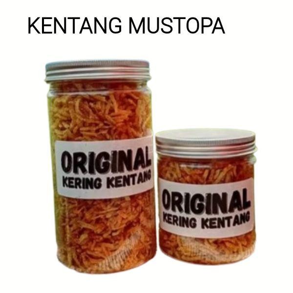 

kentang kering mustofa original kemasan 1000 ml Manis Cemilan Keripik