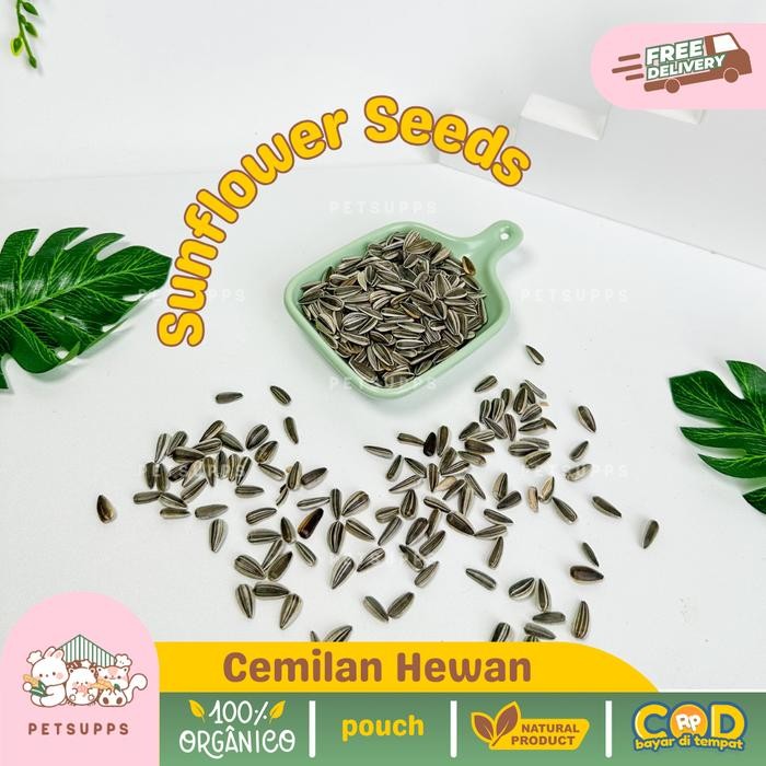 

Biji Kuaci Cemilan Hamster Snack Kemasan makanan hewan kelinci chincilla burung