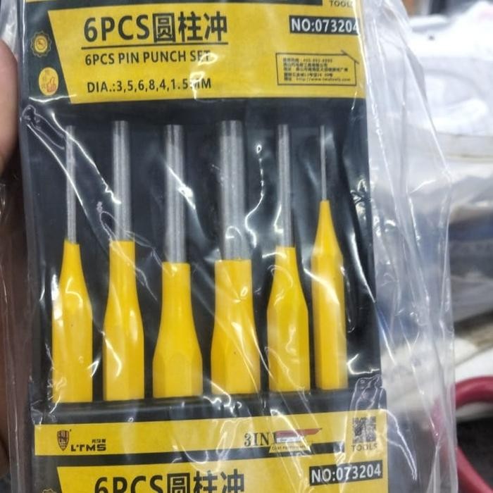 

Pin Punch Set 6Pcs Opt Madein China