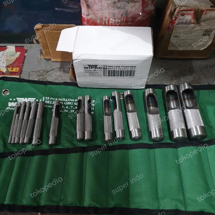 

Hollow Punch / Betel Plong Set 15 Pcs - Wipro Wp1215