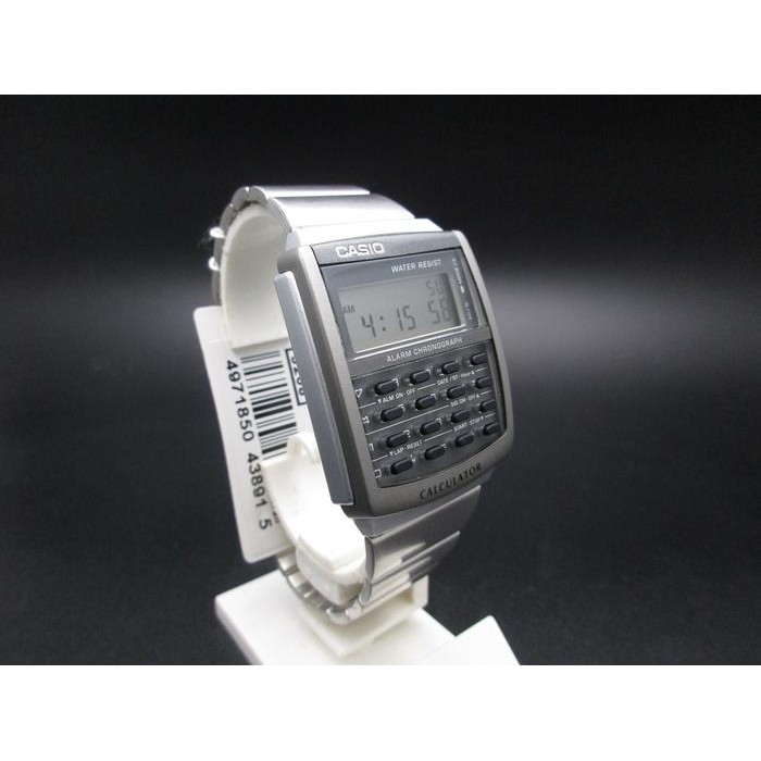 

Casio Calculator Kalkulator Jam Tangan Rantai Silver Ca-506-1 Original