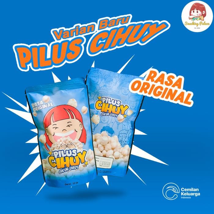 

Snack Cekelin PILUS CIHUY (Cikur Uhuy) 50 gr Cemilan VIRAL