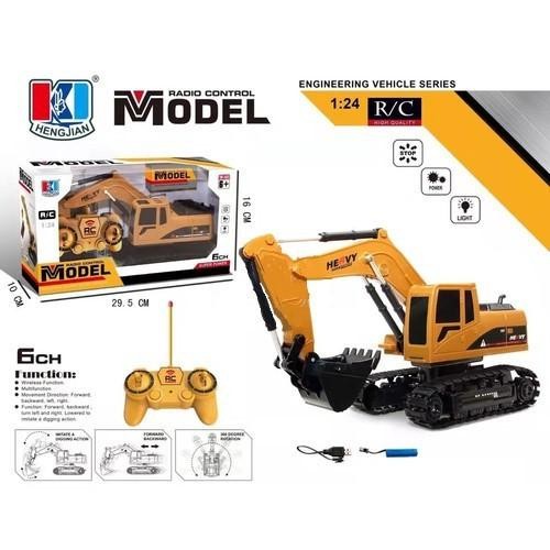 Mobil Beko Excavator Remote Control Rc Truck Car Construction exkavator kobelco Baterai Cas