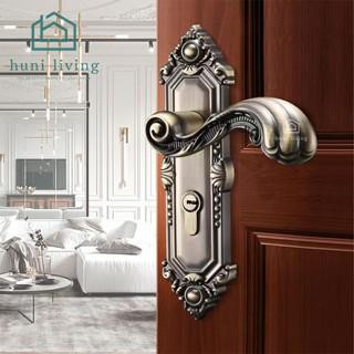 Gagang Pintu Gaya Eropa Vintage Gold Full Set / Kunci Pintu