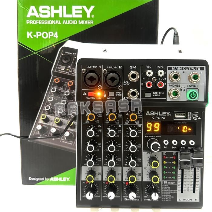 Mixer Audio Ashley K-Pop 4 4channel kpop4 Mixing 4 K pop4