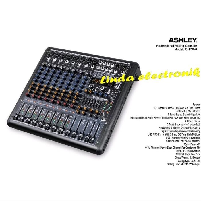 mixer ashley onyx8 ORYGINAL 8channel ASHLEY ONYX 8