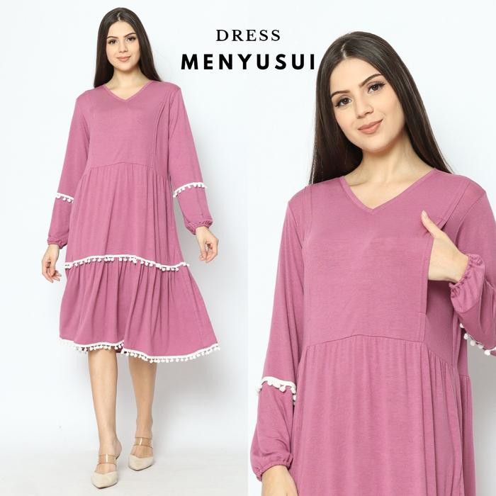 Tunik Busui Friendly Baju Menyusui Bukaan Kanan Kiri Adem