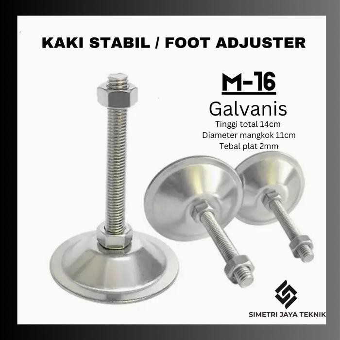 New Kaki Meja M16 Galvanis / Adjuster M16 / Foot Adjuster