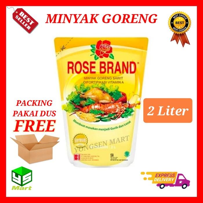 

New Minyak goreng refill Rose Brand 2L 2 liter