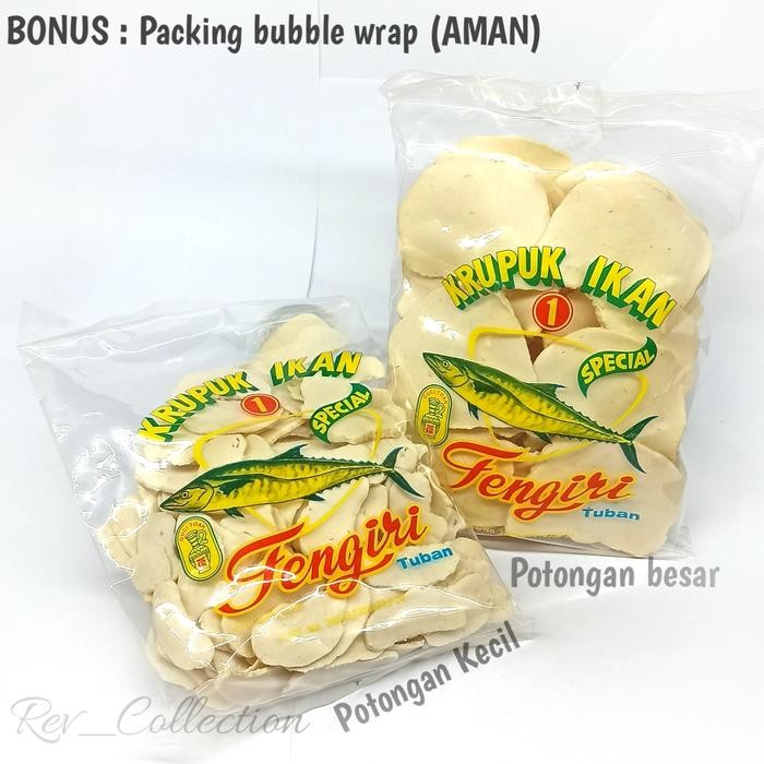

New krupuk IKAN "TENGIRI" / kerupuk IKAN "TENGIRI" / GUCI TOAK Tuban