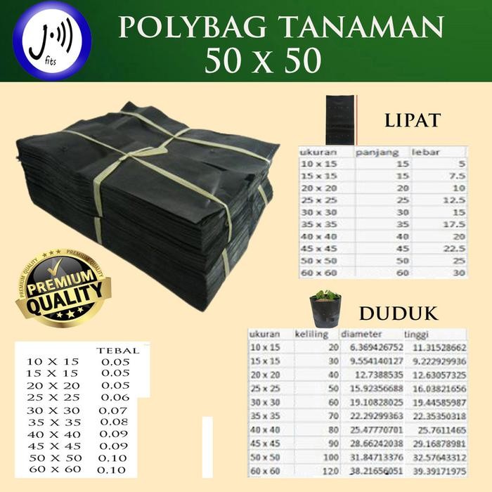 Polybag 50 x 50 Kiloan *