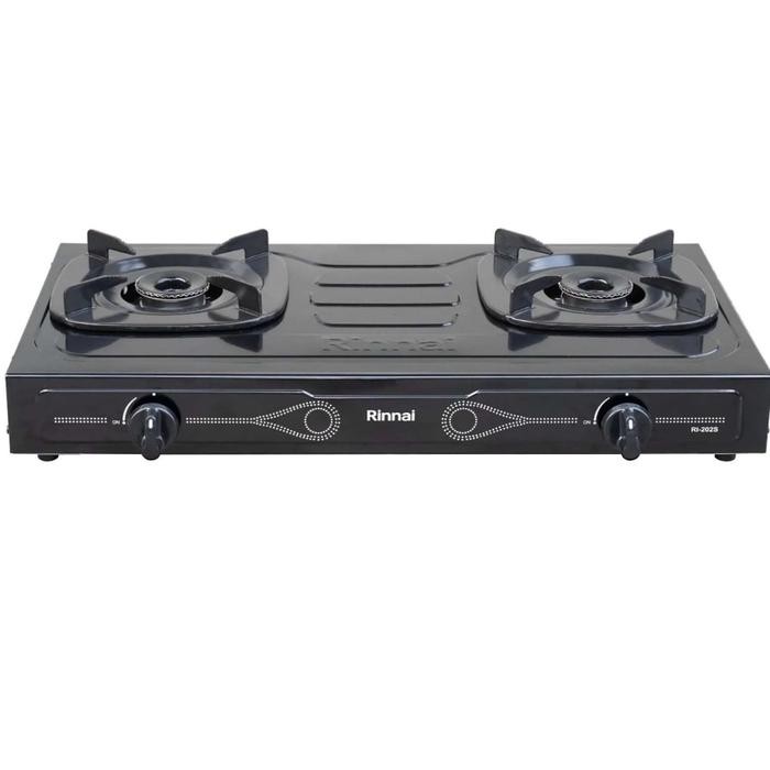 Rinnai Kompor Gas 2 Tungku RI 202 S / Kompor Rinnai 100% *