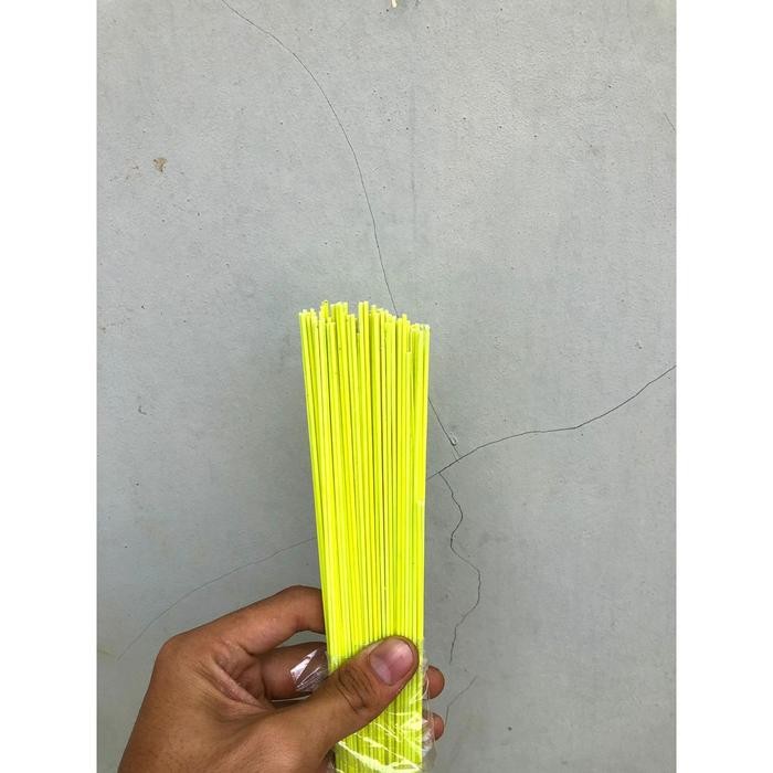 Ruji fiber stik non kulit untuk kandang burung bisa untuk pelampung atau batang layangan per pack