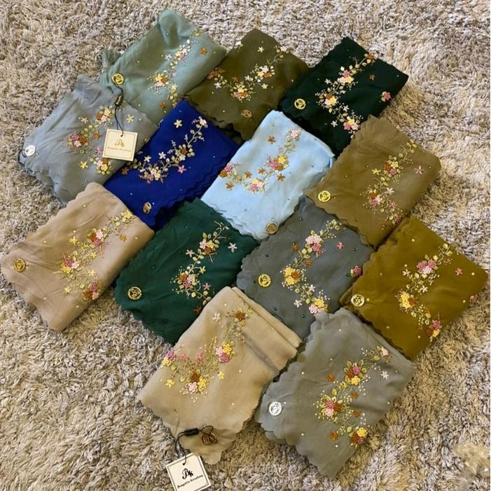 kerudung sulam payet bungatta kerudung *