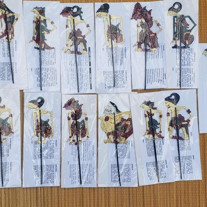 pembatas buku wayang/wayang kulit mini/ miniatur wayang kulit *